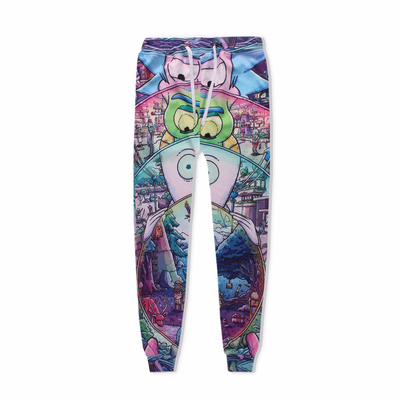 ซื้อ ODM Anti Static Sublimation Sweatpants กางเกงออกกําลังกายกลางกระโปรง แบบพิมพ์โลโก้บนขา online manufacture
