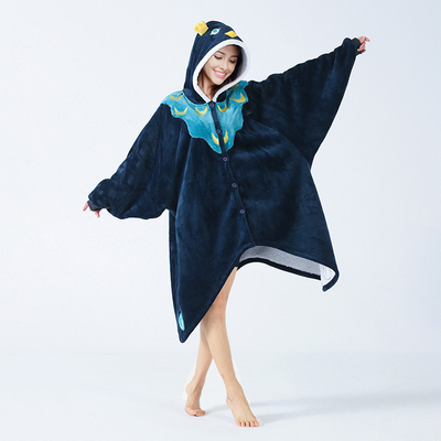 ซื้อ Pentagram แฟลนเนล Hoodie ผ้าห่ม สี Cape แอร์ปรับอากาศ Custom Print Oodie online manufacture