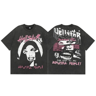 ซื้อ Y2K กราฟฟิก เสื้อวีเนจ ขนาดใหญ่ เสื้อเทีสตรีท คาซัล แอซิด วอชทอป สําหรับผู้ชาย ผู้หญิง online manufacture