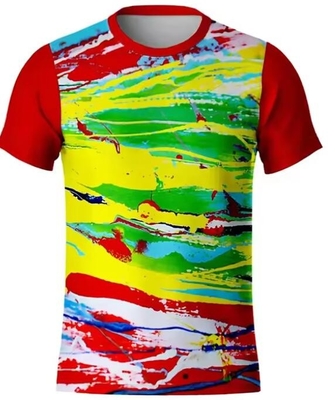 เสื้อยืดลายลวดลาย O-Neck Sublimation