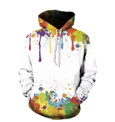 เสื้อฮูดี้ขนาดใหญ่ Ultra Soft Printed Plus Size เสื้อผ้าพิมพ์แบบ sublimation