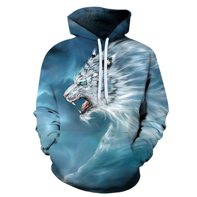 บีเอสซีไอ แอนิเมะ คอสเพลย์ คอสทิวต์ ซับลิเมทเต็ม Hoodies สัตว์พิมพ์ Hoodie ขนาดใหญ่