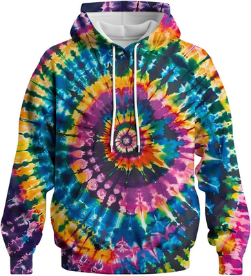 สีรุ้ง พิมพ์ Hoodie สายสวม สี Sweatshirt แฟชั่น กราฟิค เสื้อยืด สําหรับผู้ชาย ผู้หญิง